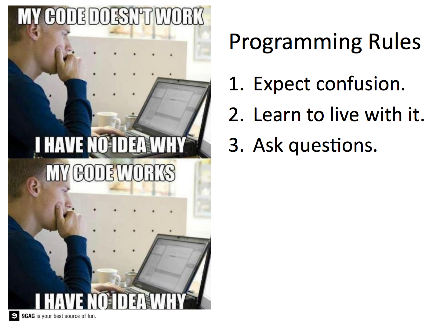 rules of programming